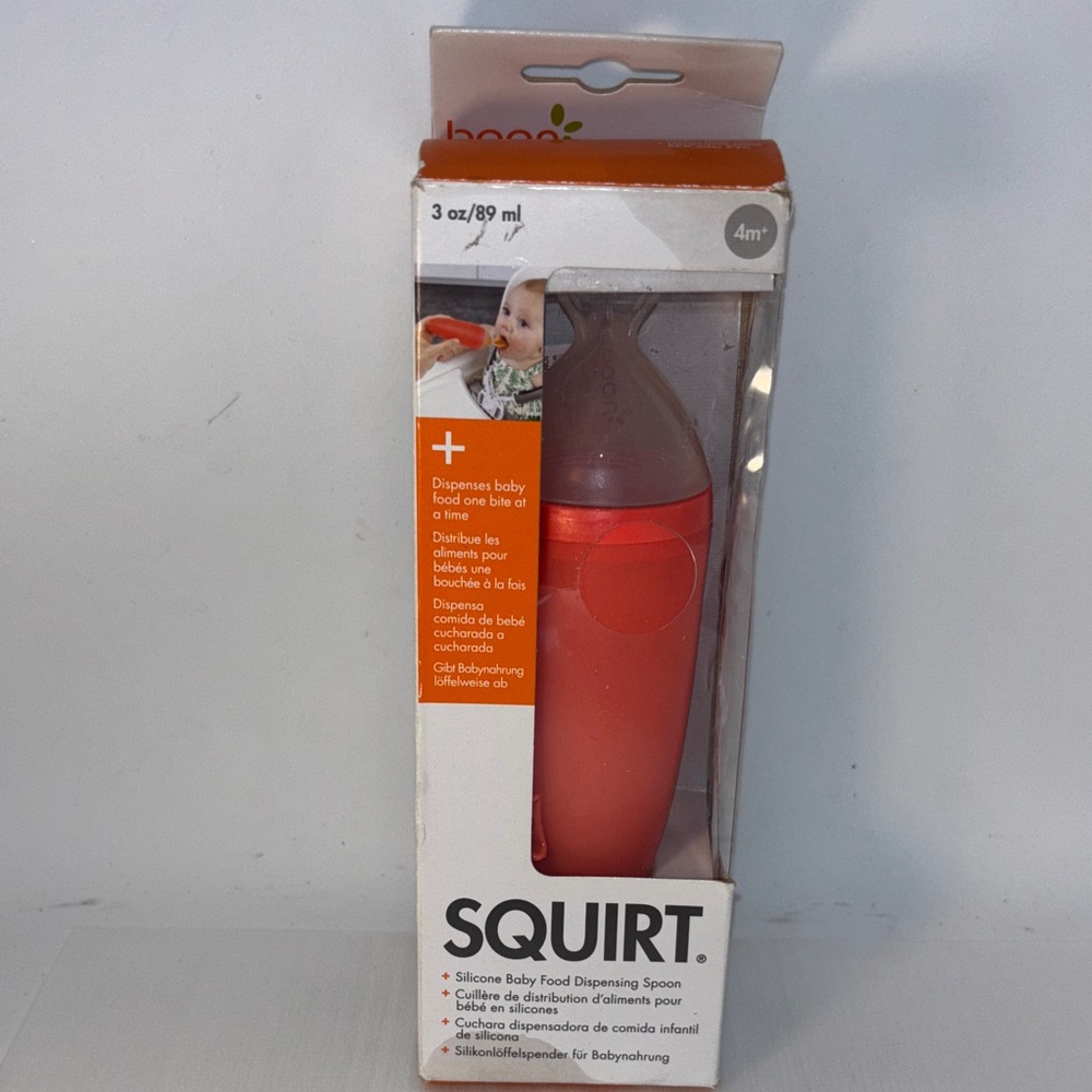 Boon Squirt Silicone Baby Food Dispensing Spoon